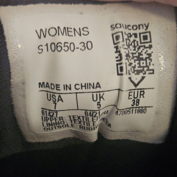 Women’s Saucony S10650-30 Ride 14 Sneakers in Razzle/Fairytale Size 7 - Picture 8 of 9